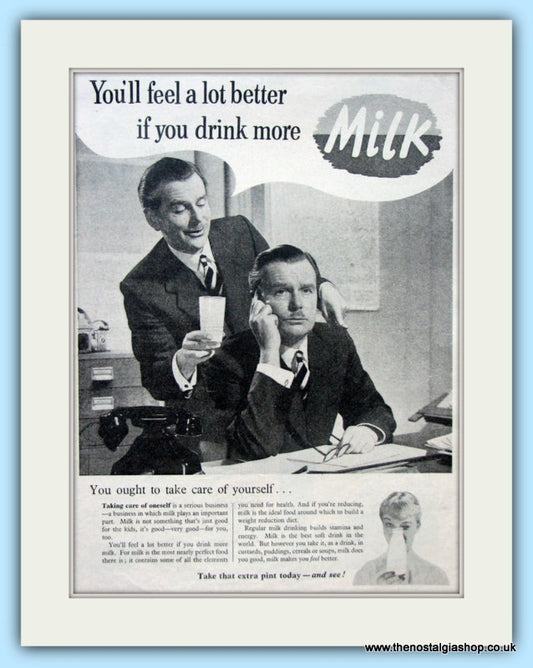 Milk. Original Advert 1954 (ref AD4849)