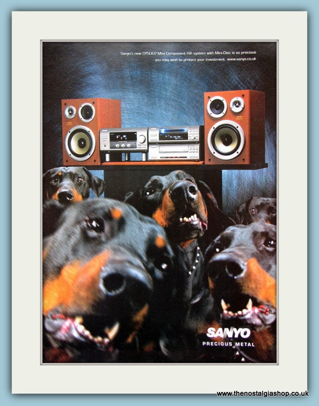 Sanyo SYS007 Hifi Original Advert 2000 (ref AD3857)