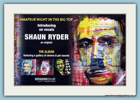 Shaun Ryder Original Advert 2003 (ref AD1944)