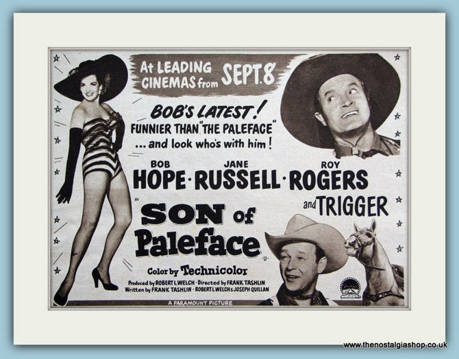 Son Of Paleface starring Bob Hope.1952 Original Advert  (ref AD3197)