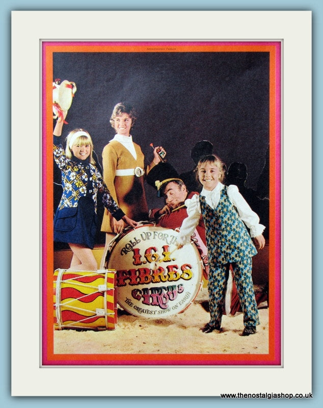 ICI Fibres Set Of 2 Original Adverts 1970 (ref AD4425)