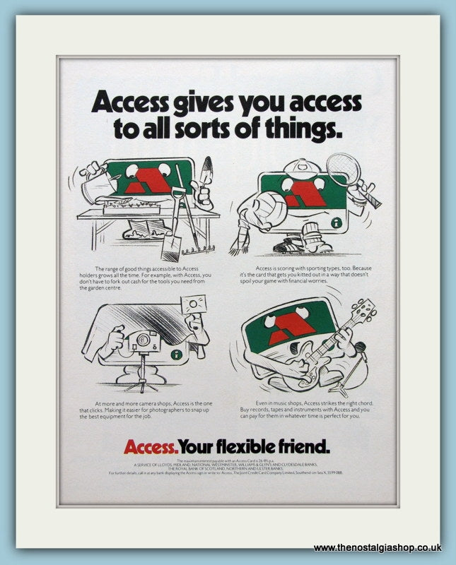 Access, Your Flexible Friend. Original Advert 1979 (ref AD3678)