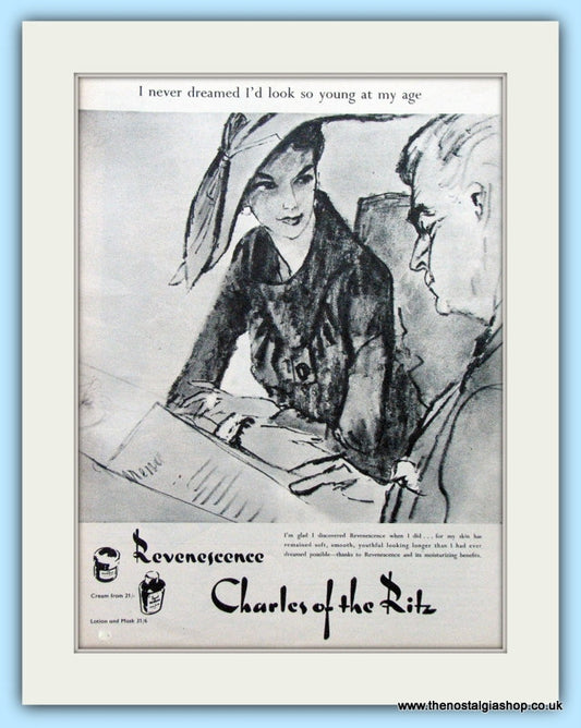 Charles Of The Ritz Revenescence Original Advert 1955 (ref AD4714)