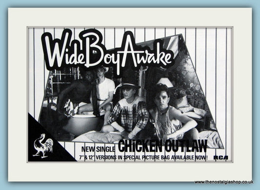 Wide Boy Awake. Original Advert 1982 (ref AD1857)