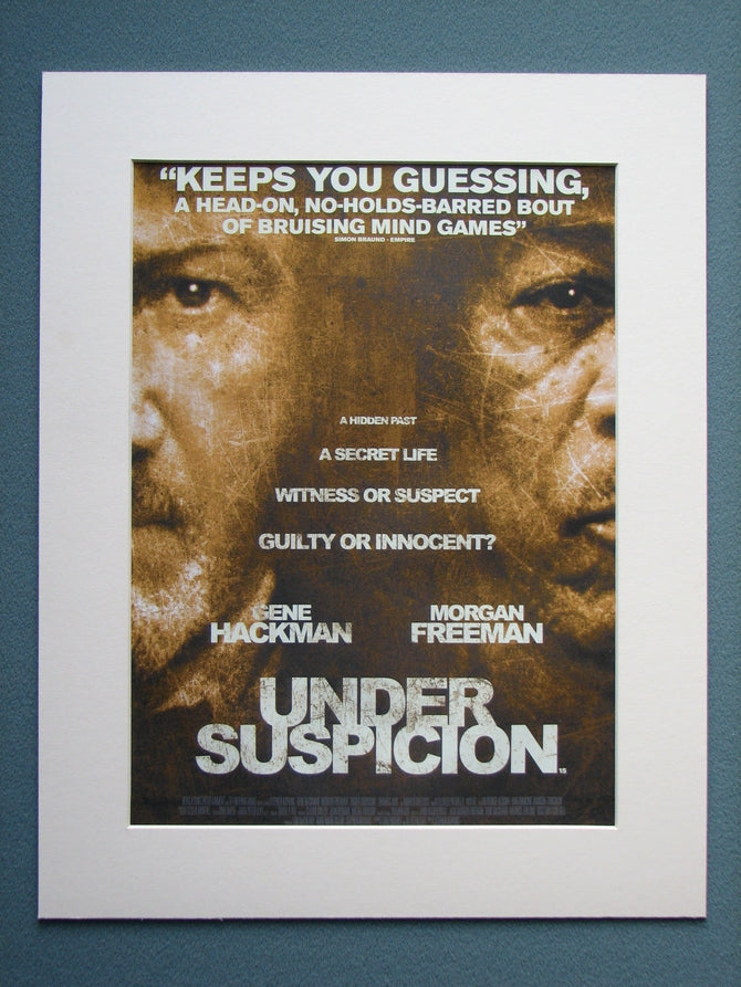 Under Suspicion Original Advert 2001 (ref AD759)