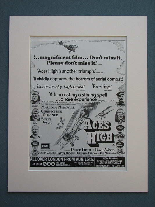 Aces High 1976 Original advert (ref AD731)