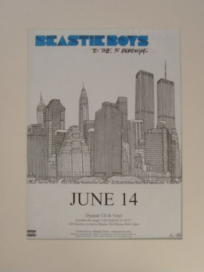Beastie Boys - To The 5 Boroughs Original Advert (AD3041)
