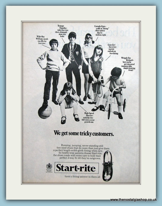 Start-rite Shoes. Original Advert 1970 (ref AD3557)