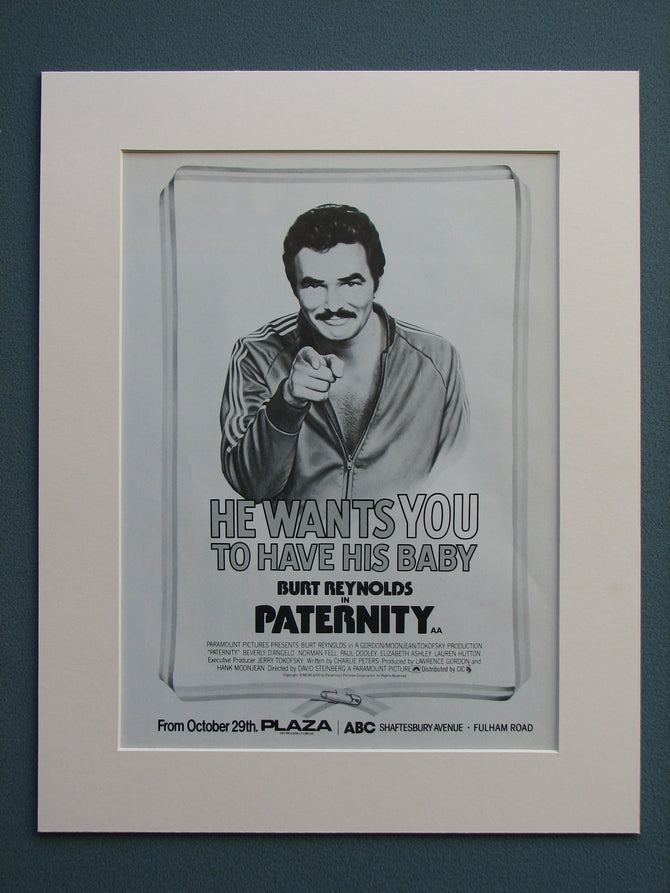 Paternity 1981 Original advert (ref AD622)