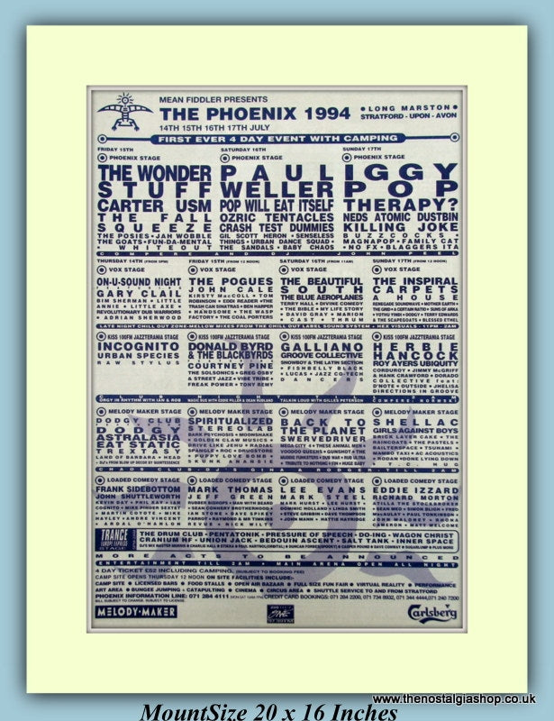 The Phoenix 1994 Original Advert (ref AD9014)