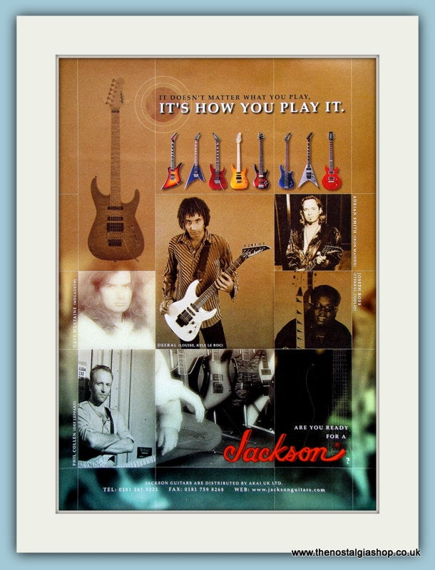 Jackson Guitars. Original Advert 1999 (ref AD2355)