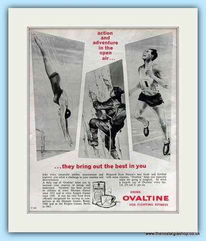 Ovaltine. Set of 2 Original Adverts 1962,63 (ref AD4893)