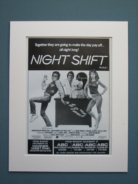 Night Shift 1983 Original advert (ref AD545)