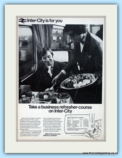 Inter-City Business Travel 1973 & 1979 Set Of 3 Original Adverts (ref AD6551)