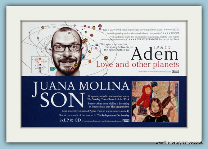 Juana Molina Son Original Advert 2006 (ref AD1921)