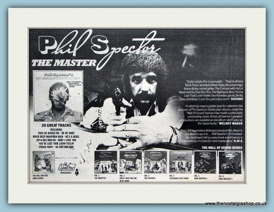Phil Spector Greatest Hits Original Advert 1976 (ref AD2100)