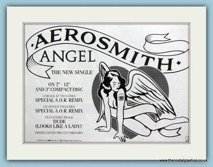 Aerosmith Set of 4 Original Adverts. (ref AD3115)
