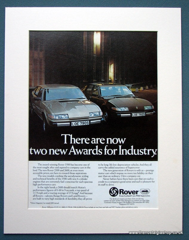 Rover 1977 Original Advert (ref AD 1112)