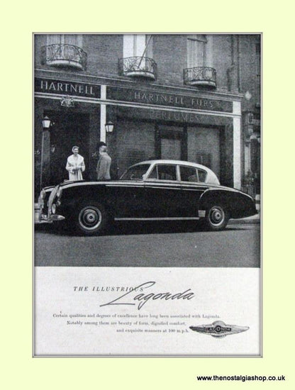 Aston Martin Set Of 2 Original Adverts 1952/55 (ref AD6691)