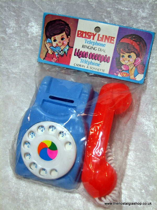 Busy Line, Child's Telephone Toy. Un-opened. (ref Nos041)