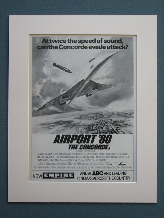 Airport 80 The Concorde 1980 Original advert (ref AD680)