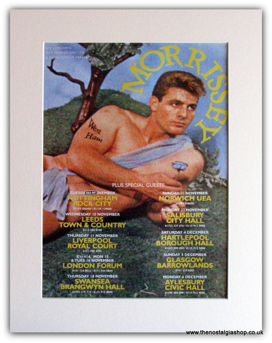 Morrissey UK Tour Advert 1999 (ref AD1763)