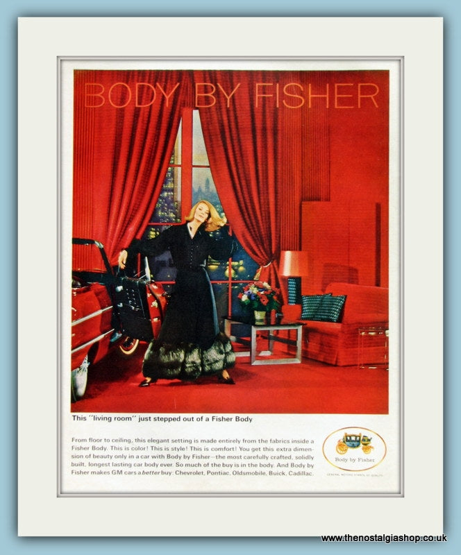 Body By Fisher Original Advert 1964 (ref AD8284)