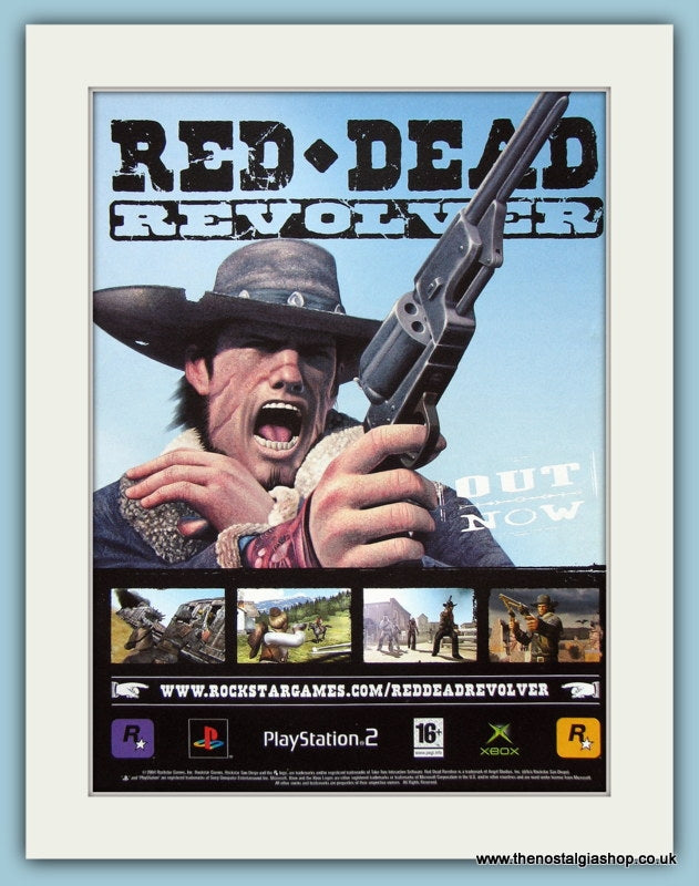 Red Dead Revolver Computer Game Original Advert 2004 (ref AD3968)