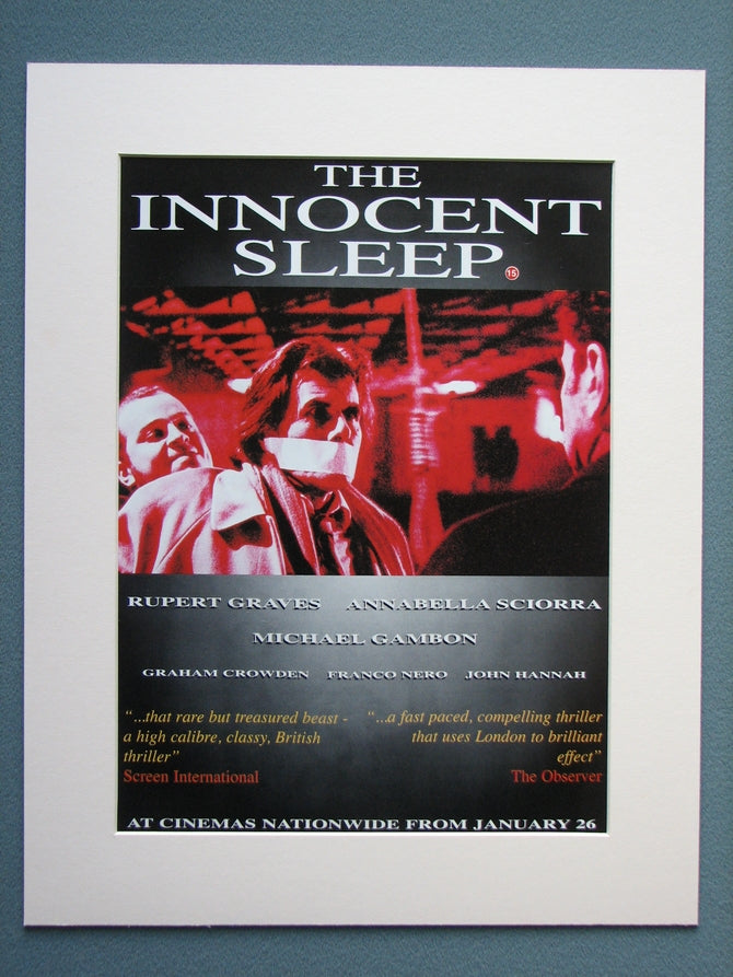 The Innocent Sleep 1996 Original advert (ref AD767)