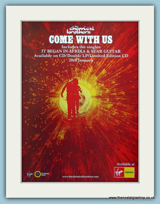 The Chemical Brothers Come With Me Original Music Advert 2002 (ref AD3802)