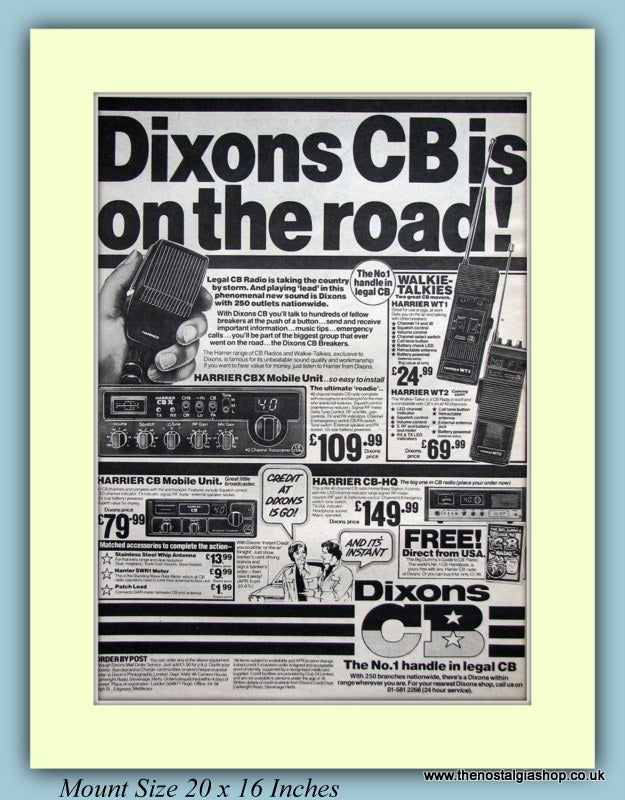 Dixons CB Radios Original Advert 1981 (ref AD9147)