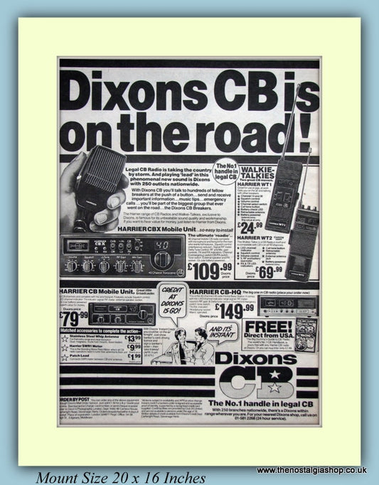 Dixons CB Radios Original Advert 1981 (ref AD9147)