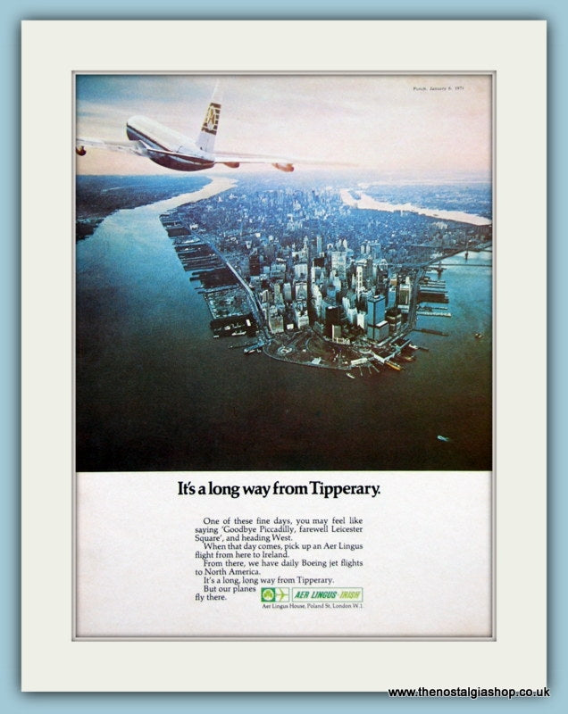 AER Lingus, Irish 1971 Original Advert (ref AD2114)