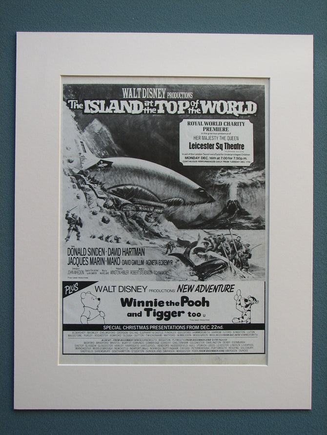 The Island At The Top Of The World 1975 Original advert (ref AD645)