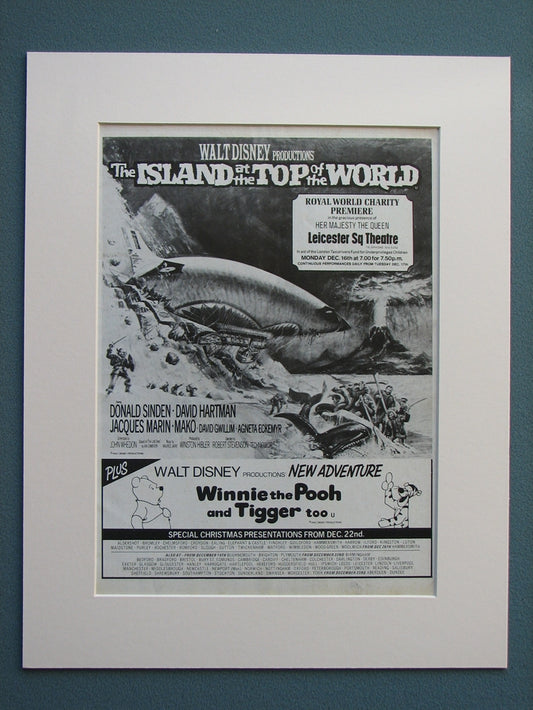 The Island At The Top Of The World 1975 Original advert (ref AD645)