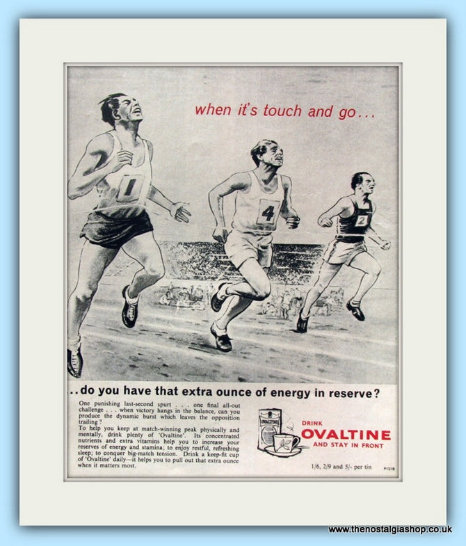 Ovaltine. Set of 2 Original Adverts 1962,63 (ref AD4893)