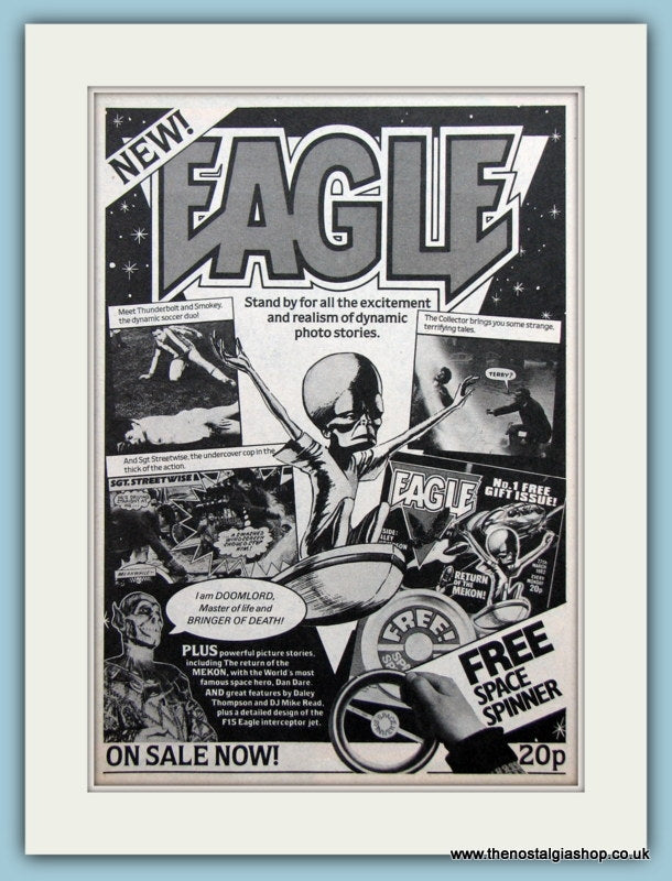 Eagle Magazine Original Advert 1982 (ref AD2628)