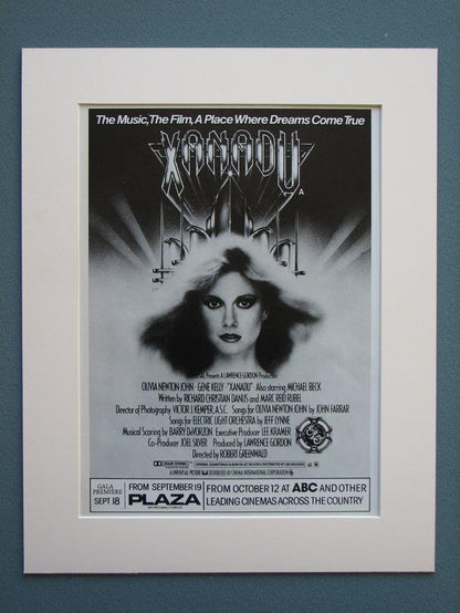 Xanadu Set of 2 Original Adverts 1980 (ref AD674)