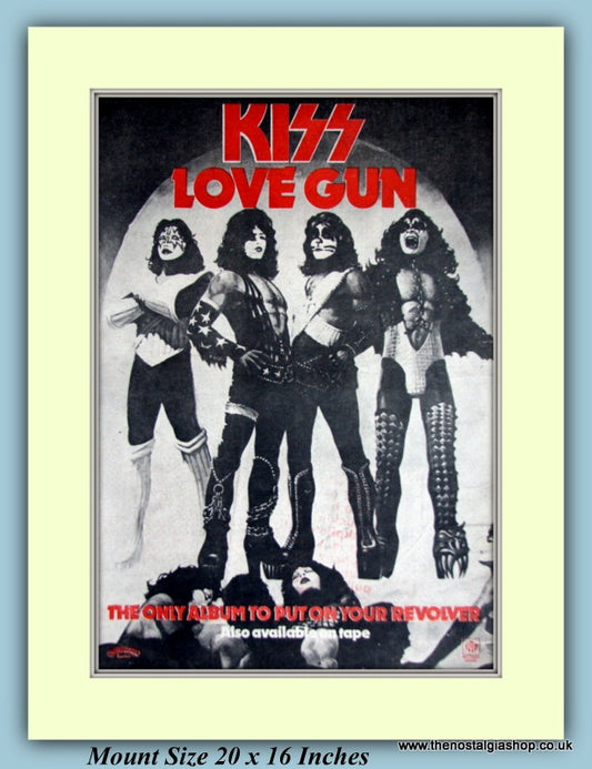 Kiss Love Gun original Advert 1977 (ref AD9081)