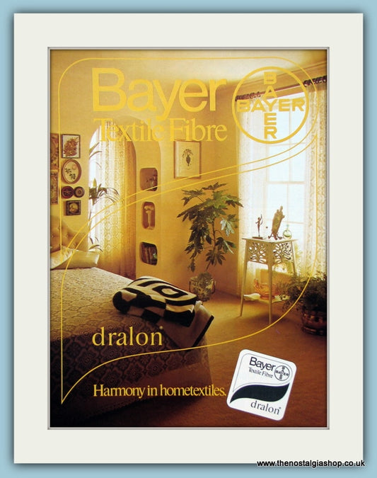 Bayer Textile Fibre. Original Advert 1975 (ref AD2533)