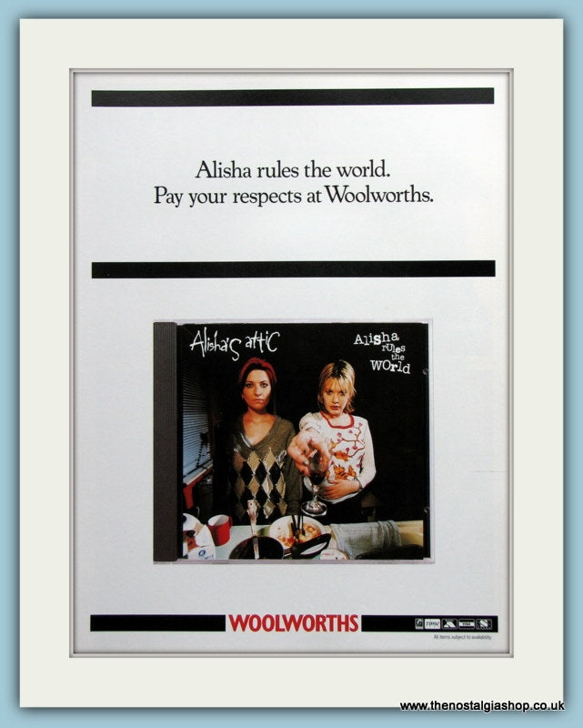 Alisha's Attic Alisha Rules The World 1997 Original Advert (ref AD3070)