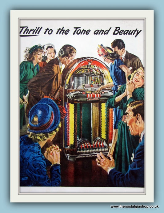 Wurlitzer. Original Advert 1950s (ref AD8185)