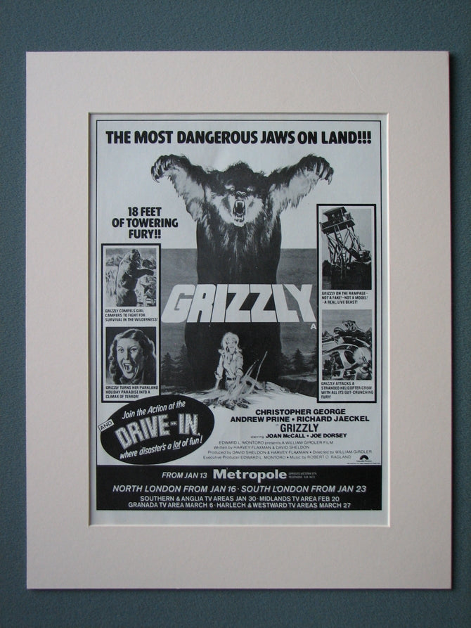 Grizzly 1977 Original advert (ref AD512)