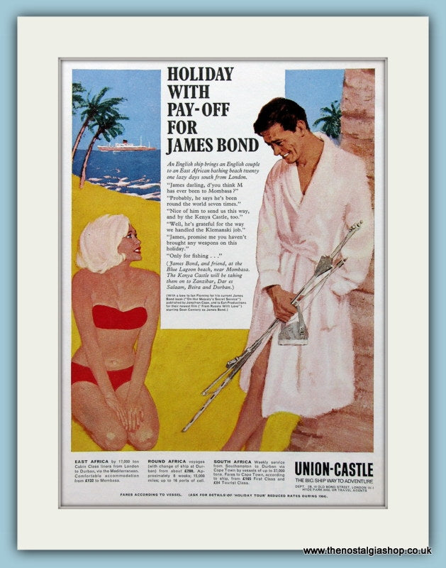 Union-Castle Cruise Original Advert 1963 (ref AD2304)