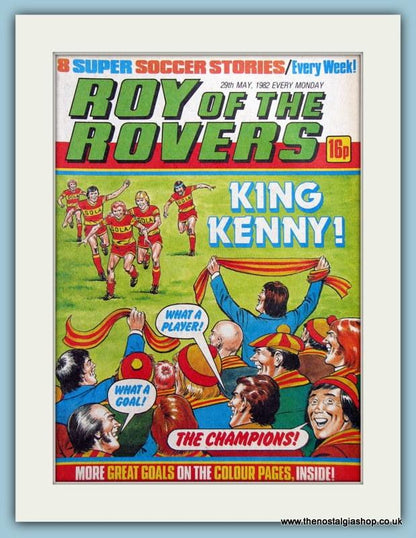 Roy Of The Rovers Lot Of 3 Original Covers 1981 (ref AD2994)
