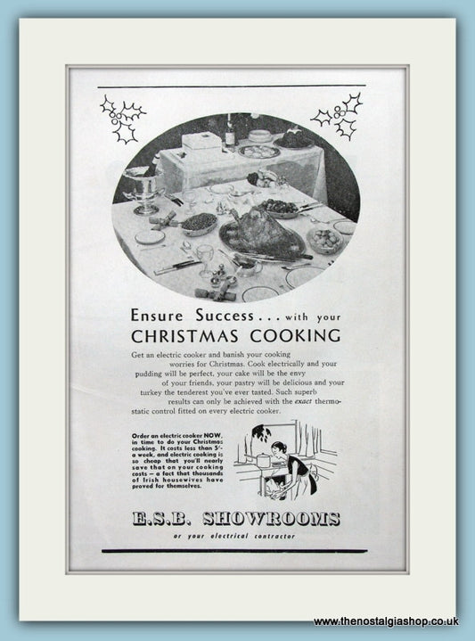 Electric Cooker Original Advert 1959 (ref AD3903)
