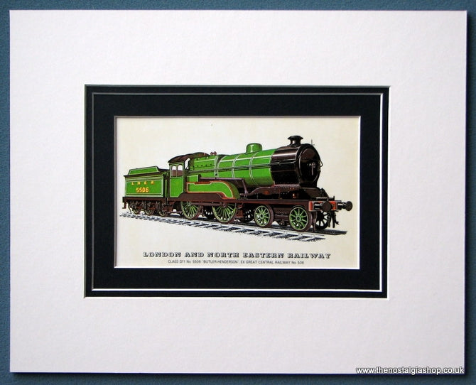 London And North Eastern Railway 'Butler-Henderson' Mounted Print (ref SP75)