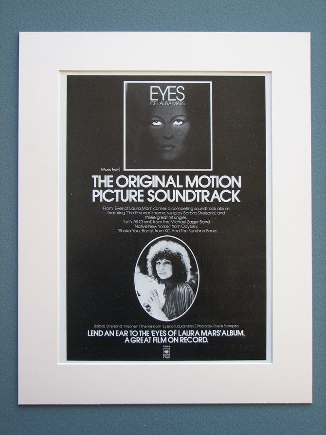 Eyes of Laura Mars 1978 Original advert (ref AD704)