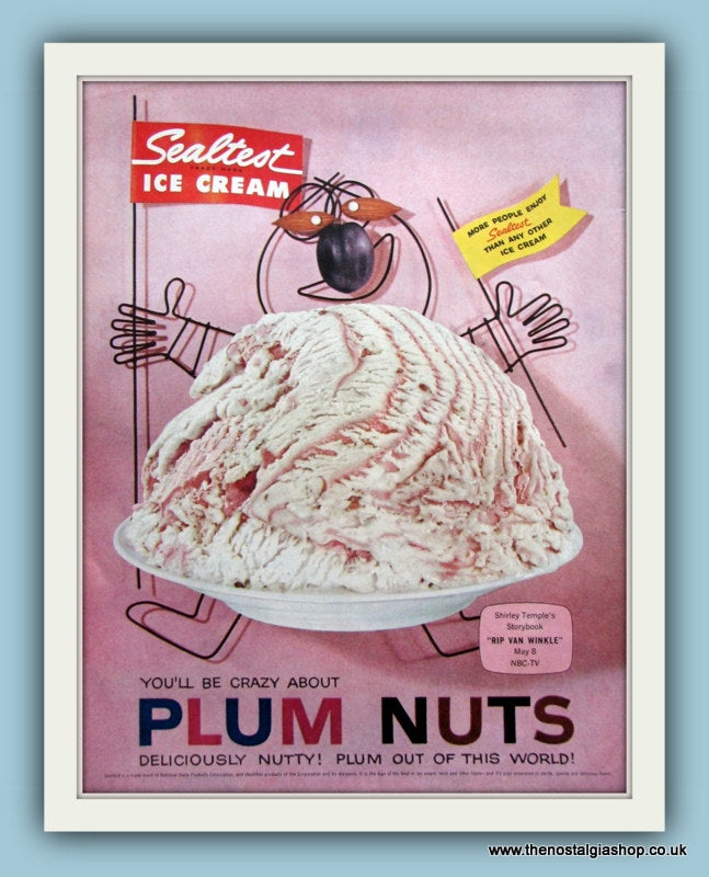 Sealtest Ice Cream Original Advert 1958 (ref AD8139)