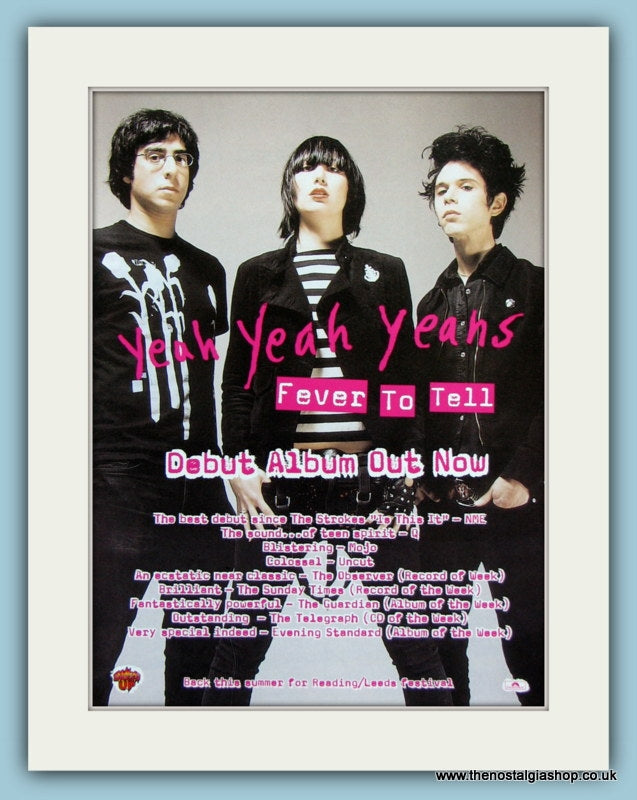 Yeah Yeah Yeahs Fever To Tell 1998 (ref AD2887)
